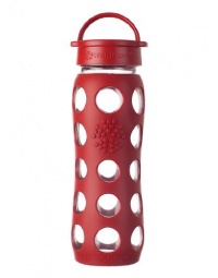 Lifefactory 22-Ounce Beverage Bottle, Red Lifefactory 22-Ounce Beverage Bottle, Red