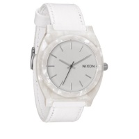 Nixon Time Teller Acetate Leather White Granite Watch A328-1029 Nixon Time Teller Acetate Leather White Granite Watch A328-1029