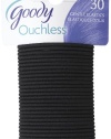 Goody Ouchless Elastics, Black, 36 Count (Pack of 3)