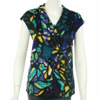 Alfani Petite V-Neck Sleeveless Shirt Brush Stroke Roses 4P Alfani Petite V-Neck Sleeveless Shirt Brush Stroke Roses 4P