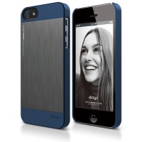 elago S5 Outfit MATRIX Aluminum and Polycarbonate Dual Case for the iPhone 5/5S - eco friendly Retail Packaging (Jean Indigo)