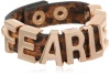 BCBGeneration Leopard Print and Rose Gold Colored Fearless Affirmation Bracelet