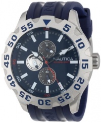 Nautica Men's N15578G BFD 100 Multifunction Navy Blue Resin Watch Nautica Men's N15578G BFD 100 Multifunction Navy Blue Resin Watch