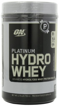 Optimum Nutrition Platinum Hydro Whey, Velocity Vanilla, 1.75 Pound