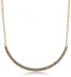 Kenneth Cole New York Modern Tanzanite Pave Crescent Necklace, 20