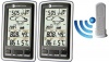 Ambient Weather WS-1285-2-KIT Dual Zone Wireless Weather Forecaster with Temperature, Humidity, Barometer, Atomic Clock