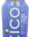 ZICO Pure Premium Coconut Water, Mango, 14 Ounce Bottles (Pack of 12)