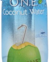 O.N.E. Coconut Water, 11.2-Ounce Aseptic Containers (Pack of 12)