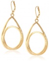 T Tahari Essentials Open Spiral Drop Earrings
