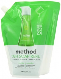 Method Dish Soap Refill, Cucumber, 36 Ounce (Pack of 2) Method Dish Soap Refill, Cucumber, 36 Ounce (Pack of 2)