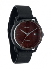 Nixon Mellor Automatic Watch Dark Wood/Black, One Size Nixon Mellor Automatic Watch Dark Wood/Black, One Size