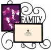 Burnes of Boston PS117464 Family Wire 2 Opening Picture Frame, Black