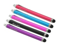 Aduro Capacitive Stylus Pen Pack of Black Blue Red Pink Purple Universal for Touch Screens, Apple iPad 2, iPad 3, New iPad, iPhone 4 / 4S, Kindle Fire, Motorola Xoom, Samsung Galaxy Tab, BlackBerry Playbook, Barnes and Noble Nook, Acer, ASUS Aduro Capacitive Stylus Pen Pack of Black Blue Red Pink Purple Universal for Touch Screens, Apple iPad 2, iPad 3, New iPad, iPhone 4 / 4S, Kindle Fire, Motorola Xoom, Samsung Galaxy Tab, BlackBerry Playbook, Barnes and Noble Nook, Acer, ASUS
