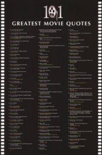 Movie Quotes Poster Print, 24x36 Collections Poster Print, 24x36 Movie Quotes Poster Print, 24x36 Collections Poster Print, 24x36