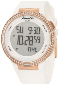 Kenneth Cole New York Women's KC2697 KC-Touch Digital Gold Case White Silicon Watch Kenneth Cole New York Women's KC2697 KC-Touch Digital Gold Case White Silicon Watch
