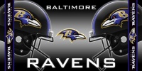 NFL Baltimore Ravens Fiber Reactive Beach Towel