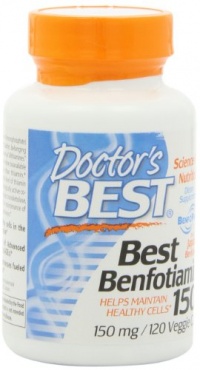Doctor's Best Benfotiamine (150 mg), Vegetable Capsules, 120-Count Doctor's Best Benfotiamine (150 mg), Vegetable Capsules, 120-Count