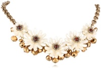 Betsey Johnson Iconic Summer Metallics Pearl Flower and Cherry Bead Necklace, 19 Betsey Johnson Iconic Summer Metallics Pearl Flower and Cherry Bead Necklace, 19