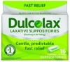 Dulcolax Laxative Suppositories, 16 Count