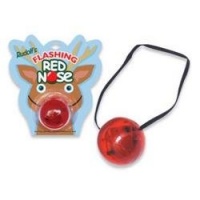 Rudolf's Holiday FLASHING REINDEER NOSE