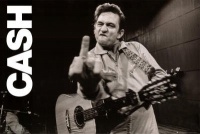 Johnny Cash (Middle Finger 2) Music Poster Print - 24 X 36 People Poster Print, 36x24 Music Poster Print, 36x24 Johnny Cash (Middle Finger 2) Music Poster Print - 24 X 36 People Poster Print, 36x24 Music Poster Print, 36x24
