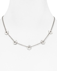 Fashion hardware from the ultimate it-brand. This plated metal necklace from MARC BY MARC JACOBS' is fixing to be our new favorite, with delicate bolt-shaped stations. Fashion hardware from the ultimate it-brand. This plated metal necklace from MARC BY MARC JACOBS' is fixing to be our new favorite, with delicate bolt-shaped stations.