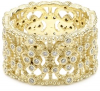Judith Ripka Laurel Band Ring, Size 8 Judith Ripka Laurel Band Ring, Size 8