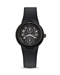 Philip Stein® active watch with a black dial and silicone strap. Philip Stein® active watch with a black dial and silicone strap.