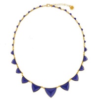 HOUSE OF HARLOW Pyramid Necklace in Navy HOUSE OF HARLOW Pyramid Necklace in Navy