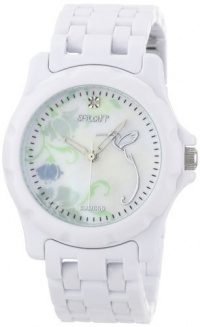 Sprout Women's ST6000MPWT Diamond Accented Eco-Friendly White Bracelet Corn Resin Watch Sprout Women's ST6000MPWT Diamond Accented Eco-Friendly White Bracelet Corn Resin Watch