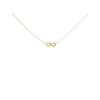Dogeared Small Gold Dipped Infinite Love Necklace Dogeared Small Gold Dipped Infinite Love Necklace