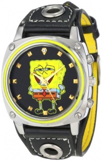 SpongeBob SquarePants Men's SBP628 Black Strap Watch SpongeBob SquarePants Men's SBP628 Black Strap Watch