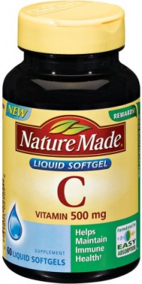 Nature Made Vitamin C 500mg, 60 Softgels (Pack of 3) Nature Made Vitamin C 500mg, 60 Softgels (Pack of 3)