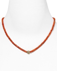 Subtly nod to this season's most in-demand colors with this beaded necklace from Michael Kors. It's simple design makes this a versatile take on vibrant style. Subtly nod to this season's most in-demand colors with this beaded necklace from Michael Kors. It's simple design makes this a versatile take on vibrant style.