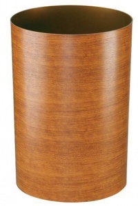 Umbra Treela 3-Gallon Polypropylene Waste Can, Cherry Wood grain Umbra Treela 3-Gallon Polypropylene Waste Can, Cherry Wood grain