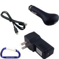 Gizmo Dorks Charging Bundle with Carabiner Key Chain for the JVC Picsio GC-WP10 Gizmo Dorks Charging Bundle with Carabiner Key Chain for the JVC Picsio GC-WP10