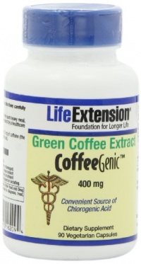 CoffeeGenic Green Coffee Extract 400 mg - 90 - VegCap CoffeeGenic Green Coffee Extract 400 mg - 90 - VegCap