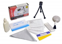 Opteka Digital Camera / Camcorder Lens Cleaning Kit, Tabletop Tripod, & LCD Screen Protectors Opteka Digital Camera / Camcorder Lens Cleaning Kit, Tabletop Tripod, & LCD Screen Protectors