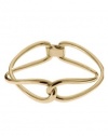 Michael Kors MKJ2005 Women's Gold Tone Love Twist Bracelet Jewelry