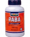 NOW Foods Paba, 100 Capsules / 500mg