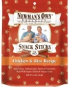 Newman's Own Organics Snack Sticks for Dogs, Chicken & Rice, 4-Ounce Bag (Pack of 6)
