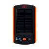 EZOPower High Capacity 6000mAh 2-Port Portable Solar External Backup Battery Charger - 2A/ Black Orange for iPhone, Blackberry, Smartphones / E-readers / MP3 Players and More USB Powered Devices