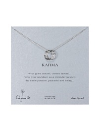 Keep the good karma coming around with Dogeared's easy, on-trend miniature charm necklace. Keep the good karma coming around with Dogeared's easy, on-trend miniature charm necklace.