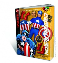 Round 2 Captain Action Deluxe Captain America Costume Set Round 2 Captain Action Deluxe Captain America Costume Set