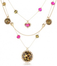 Betsey Johnson A Day at the Zoo Leopard Illusion Necklace, 19 Betsey Johnson A Day at the Zoo Leopard Illusion Necklace, 19