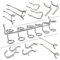 Neiko 50-Piece Peg Board Set - Organize Garage and Workshop! Neiko 50-Piece Peg Board Set - Organize Garage and Workshop!
