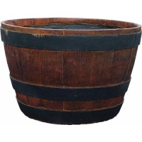 Ames Co. PBB2104OS Wine Barrel Planter Ames Co. PBB2104OS Wine Barrel Planter