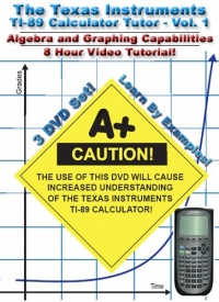 Algebra and Graphing: TI-89 Calculator Tutor: Vol 1 Algebra and Graphing: TI-89 Calculator Tutor: Vol 1