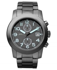 Glow on with this luminous chronograph watch from Marc by Marc Jacobs. Glow on with this luminous chronograph watch from Marc by Marc Jacobs.
