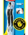 Maped Visio Left-Handed Ball-Point Pen, 2 Pack, Black and Blue (224327)